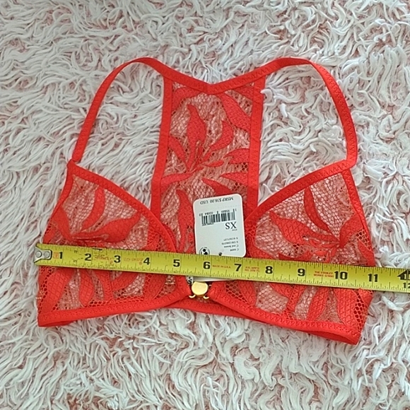 🏵️NWT FP coral red lace bralette - Picture 6 of 6